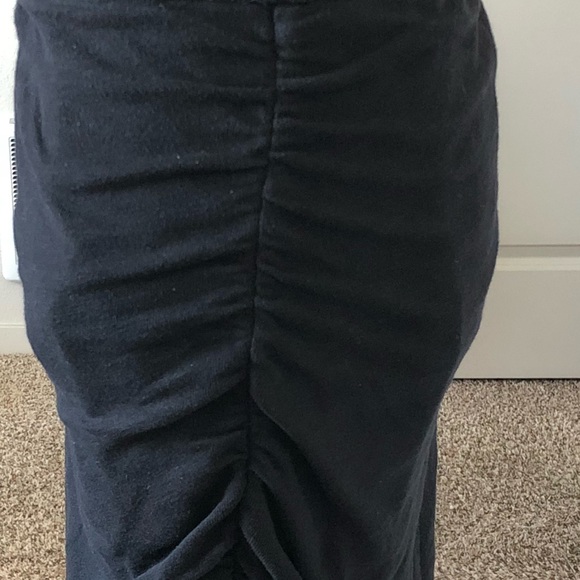 Lane Bryant Slimming Ruched Black Skirt - Picture 3 of 6